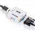 Mini Conversor de HDMI para VGA 1080p c/ Áudio CC-HV1K Exbom